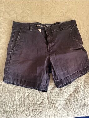 Chaps Men's Dark Navy Cotton Bermuda Shorts